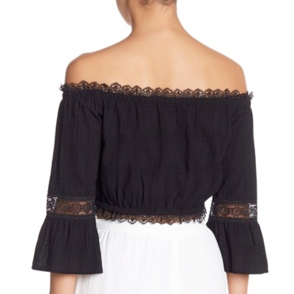 Endless Rose Cropped Long Sleeve Top Size Small - Picture 5 of 5